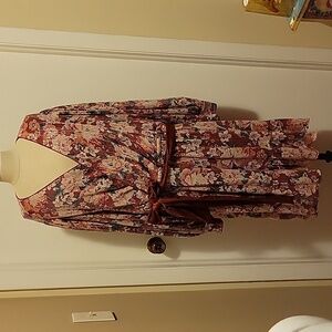 NWT: LC Lauren Conrad Sequin Wrap Mini Dress